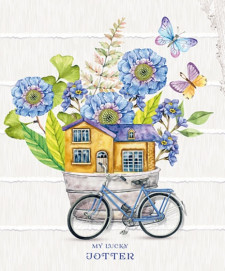 # Блокнот Тверда палітурка з Матовим ламінуванням, з Вибірковим УФ-лаком, розмір 104х124 мм, 64 аркуша, дизайн -19281
