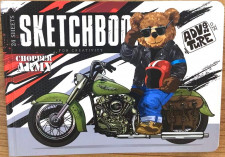 ч.а. Скетчбук A5, 24 аркуша, Тверда обкладинка, папiр 100г/м2  бiлого кольору, чисті аркуші, дизайн - N9448